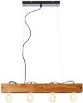 Brilliant Pendelleuchte Calandra 75 cm breit Schwarz-holz