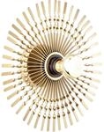 Brilliant Wandleuchte Mendoza 33 cm Gold