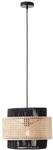 Brilliant Pendelleuchte Arles &Oslash; 35 cm matt Schwarz-Rattan