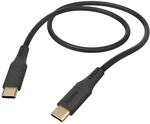 Hama Ladekabel Flexible USB-C Silikon 1,5 m Schwarz