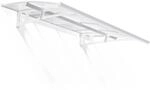 Canopia Vordach Bordeaux 2,2 m x 1,4 m Wei&szlig;