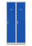Jan Nowak Kleiderspind Kacper 4 F&auml;cher 180 x 80 x 50 cm Grau-Blau
