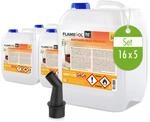 Flambiol Bioethanol 96,6% Premium f&uuml;r Ethanol-Brenner oder Kamine 16 x 5l