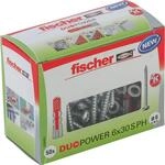 Fischer D&uuml;bel DuoPower &Oslash; 6 mm x 30 mm PH LD mit Panhead-Schraube