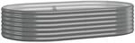 vidaXL Hochbeet Verzinkter Stahl 175x100x36 cm Grau 318989