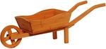 Deko-Pflanzschubkarre 107 cm x 32 cm x 41 cm Braun FSC&reg;