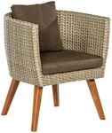 Merxx Gartensessel-Set Imperia 2-tlg. Naturfarben Braun