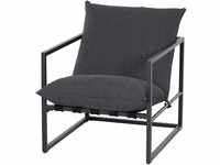 Siena Garden Lounge-Sessel Monza Sitz- Rückenkissen Anthrazit Matt 80x67x61,5 cm