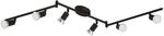 Eglo Spot Buzz-LED 6-flammig 105 cm x 6,5 cm Schwarz