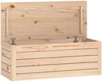 vidaXL Truhe 89x36,5x33 cm Massivholz Kiefer 823619