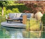 Greemotion Gartenm&ouml;bel Lounge-Set Samara 3-tlg Akazienholz mit Aluminium-Gestell
