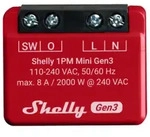 Shelly Relaismodul Unterputz Plus 1PM Mini G3 Rot