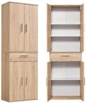 mokebo Schrank in Braun Der Praktische Mehrzweckschrank oder Aufbewahrungsschrank