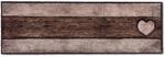 Astra Sauberlaufmatte Pure und Soft 50 cm x 150 cm Holz Herz