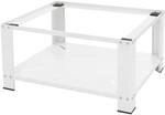 ML-Design Waschmaschinen Untergestell mit Ablage 63x54 cm Wei&szlig; Stahl