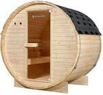 Artsauna Fasssauna Spitzbergen 120 cm f&uuml;r 2 Personen mit 3,6 kW Saunaofen