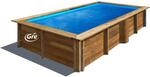 Gre Echtholzpool Lemon Rechteckig 375 x 200 x 68 cm