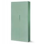 Jan Nowak Aktenschrank Metallschrank JAN H Gr&uuml;n 195x90x40 cm mit