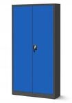 Jan Nowak Aktenschrank Metallschrank JAN H Blau 195x90x40 cm mit...