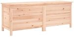 vidaXL Gartentruhe 150x50x56,5 cm Massivholz Tanne