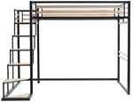 Vente-unique Hochbett Jogui Schwarz 260.5 cm