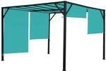 MCW Pergola Beja 4x4m T&uuml;rkis