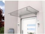 Gutta Glasvordach HD 160 Edelstahl Klar 160 cm x 100 cm