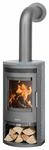 Justus Kaminofen Baltrum D 2.0 Speckstein Gussgrau-Speckstein 5,5 kW
