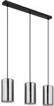 Globo Pendelleuchte Olly 3-flammig Metall Schwarz Matt