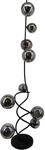Globo LED-Stehleuchte Riha &Oslash; 25 cm Metall Schwarz Matt