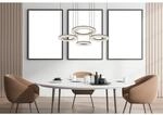 Globo LED-Pendelleuchte Blasius 1-flammig Schwarz 1000 x 500 x 1200 mm