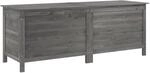 vidaXL Gartentruhe Anthrazit 150x50x56,5 cm Massivholz Tanne