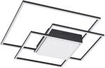 Lindby LED Deckenleuchte Nelinka 9985105 Modern in Schwarz aus Aluminium 1-flammig