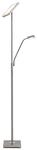Lindby LED Stehlampe Sumani 9945430 Dimmbar Modern in Alu aus Metall 2-flammig
