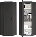 mokebo Eckschrank in Anthrazit Der Lange Schrank Aufbewahrungsschrank oder
