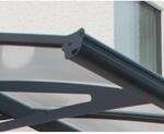 Canopia T&uuml;rvordach Amsterdam 1,4 m x 4,5 m Grau