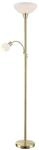 Lindby Stehlampe Elaina 9620009 Modern in Gold Messing aus Metall 2-flammig E27