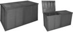 Aufbewahrungsbox f&uuml;r den Garten 155 x 66 x 80 cm 750 Liter