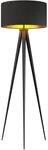 LindbyDreibein Tripod Stehlampe Benik 9621285 Modern in Schwarz aus Textil...