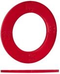 Relaxdays Dartschutzring EVA Rot Steckbar 72 cm x 72 cm x 3 cm 0,6 kg
