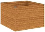 vidaXL Hochbeet 100x100x69 cm Cortenstahl 152002
