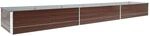 vidaXL Garten-Hochbeet Verzinkter Stahl 480x80x45 cm Braun 47066