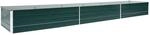 vidaXL Garten-Hochbeet Stahl 480x80x45 cm Gr&uuml;n 661679
