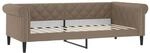 vidaXL Tagesbett Cappuccino-Braun 90x200 cm Kunstleder 354229
