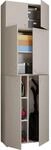 VCM Mehrzweckschr&auml;nke Lona Grau