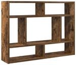 vidaXL Wandregal R&auml;uchereiche 75x16x55 cm Holzwerkstoff 815843