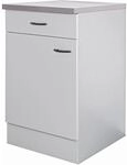Flex-Well Classic K&uuml;chen-Unterschrank Wito 50 cm Wei&szlig;