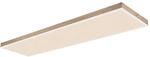 Globo LED-Deckenleuchte Doro Holzfarben/Wei&szlig; 120 x 30 cm