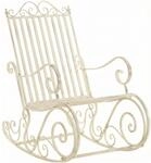 CLP Schaukelstuhl Smilla Antik-Creme