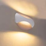 Globo Wandleuchte Alexandra Metall Wei&szlig;
